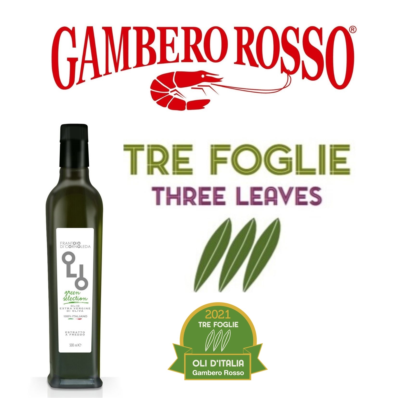 TRE FOGLIE GAMBERO ROSSO 